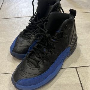 🔥🔥Air Jordan 12 Retro GS Game Royal Size 6y Black 153265-014 $70 LIKE NEW